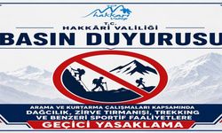 Dağcılık ve trekking faaliyetlerine geçici yasak
