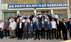 Silopi’de teşkilat buluşması sonrası esnaf ziyareti