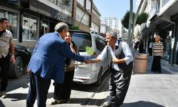 Silopi’de teşkilat buluşması sonrası esnaf ziyareti