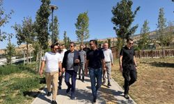 Başkan Yarka millet bahçesindeki çalışmaları inceledi