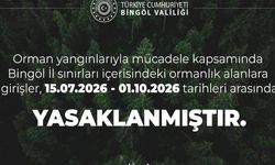Ormanlık alanlara girişler yasaklandı
