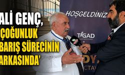 Ali Genç, ‘Çoğunluk barış sürecinin arkasında’