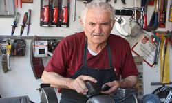 Ömrünü çarkın başında geçirdi 59 yıldır bıçak biliyor