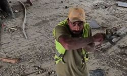 Dronu görünce korktu, arkadaşları kahkahaya boğuldu