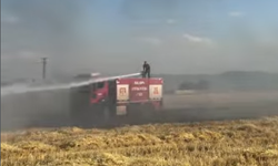 Silopi’de Anız Yangını Korkuttu