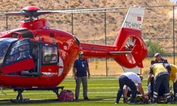 Kalp krizi şüphesi olan hasta hava ambulansıyla sevk edildi