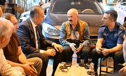 Huzurun ilçesinde vatandaşla buluştu