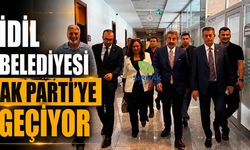 İdil Belediyesi AK Parti’ye geçiyor