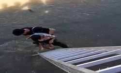 Dereye düşen 8 yaşındaki çocuk kurtarıldı