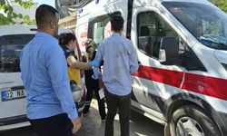 Devrilen motosikletin sürücüsü yaralandı