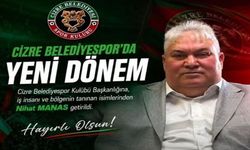 Cizre Belediyespor’da yeni başkan Mehmet Nihat Manas oldu
