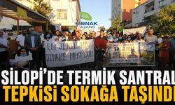 Silopi’de termik santral tepkisi sokağa taşındı