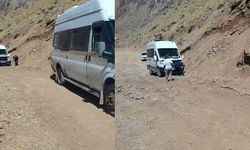 Cennet-Cehennem Vadisi'ne giden turistler yolda kaldı