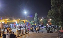 Cizre'de Yaz Sıcakları Parklarda İzdiham Oluşturdu