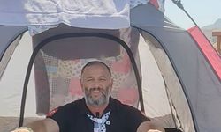 Filistin konvoyundan bir kişi eylem amacıyla köprüden suya atladı