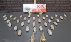 Midesinde 35 paket eroin taşıyan şüpheli yakalandı