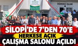 Silopi’de 7’den 70’e herkese açık çalışma salonu açıldı
