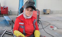 Kadın kaynak ustası ezber bozuyor