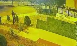 İş yerine silahlı saldırı kamerada