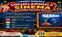 Patlamış mısır eşliğinde sinema keyfi Silopi’de
