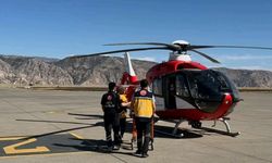 Silopi’deki Bebek İçin Helikopter Ambulans Havalandı
