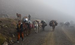 Faraşin Yaylası’nda göç zamanı, Göçerler yola koyuldu