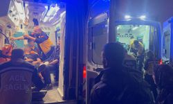 Düzensiz göçmenleri taşıyan minibüs dereye uçtu; 20 yaralı