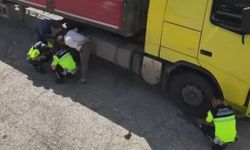 Otoyolda teknik şartlara uymayan lastik kullanan 25 sürücüye ceza