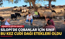 Cudi Dağı eteklerinde çobanlara uygulamalı eğitim