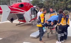 Silopi’deki 56 Yaşındaki Hasta Helikopter Ambulansla Nakledildi