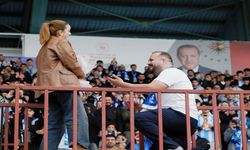 Erzurumspor tribünlerinde evlilik teklifi