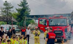 Silopi’de miniklerden İtfaiye Haftası mesajı