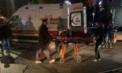 Motosiklet ile otomobil çarpıştı 1 yaralı