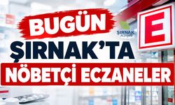 Şırnak’ta 5 Ekim Pazartesi nöbetçi eczaneler belli oldu