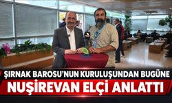 Şırnak Barosu’nun kuruluşundan bugüne, ‘Nuşirevan Elçi anlattı’