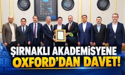 Şırnaklı Akademisyene Oxford’dan Davet!