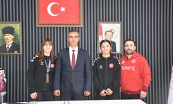 Şırnaklı sporculardan Fedai Din’e ziyaret