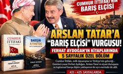 Arslan Tatar’a Kitaplarda “Barış Elçisi” Vurgusu