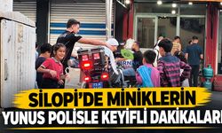 Silopi’de miniklerin yunus polisle keyifli dakikaları