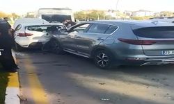 Zincirleme trafik kazasında 1 kişi yaralandı