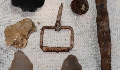 Botan Vadisinde tarihi eser objeler bulundu