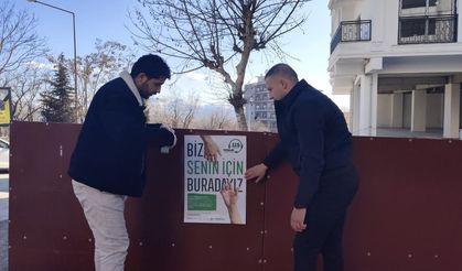 Yeşilay Şırnak Şubesi Afişlerle Bağımlılığı Anlatıyor