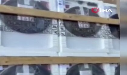 Çamaşır makinesine gizlenmiş 363 kilo eroin ele geçirildi