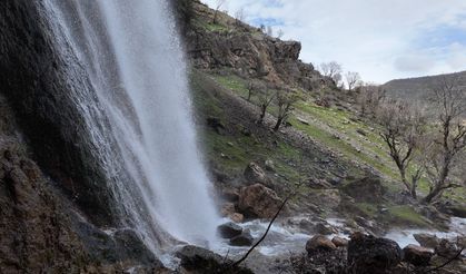 Şırnak’ta Bahar Bereketi, Şelaleler Coşkuyla Akıyor