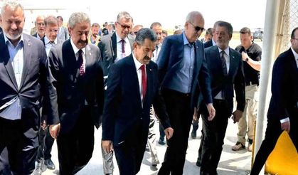 Başkan Kurtulmuş'u Şırnak'ta protokol karşıladı