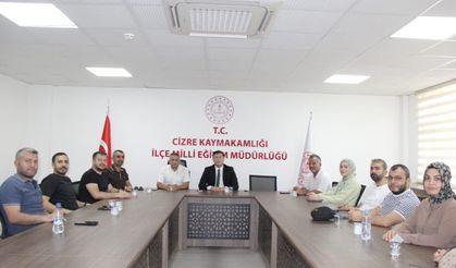 Cizre’de anaokulu müdürleriyle yeni eğitim yılı hazırlıkları değerlendirildi