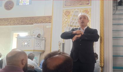 Cuma Hutbesi işaret diliyle anlatıldı