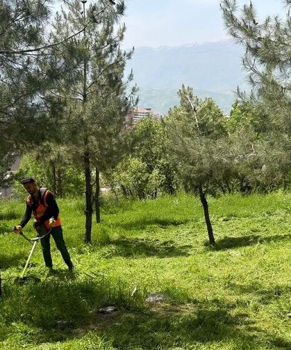 Park ve Bahçe Ekipleri Şırnak’ın Dört Bir Yanında Çalışıyor