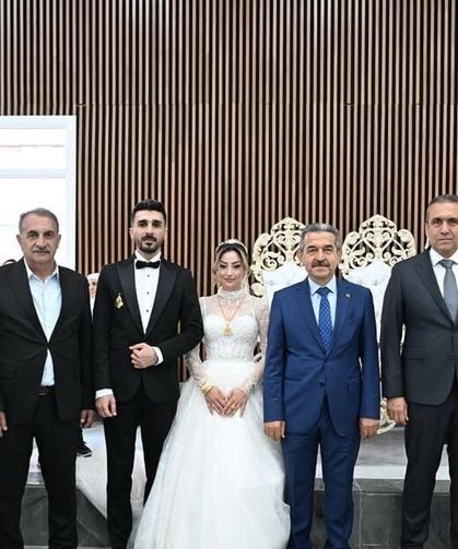 Genç Çiftin Mutluluğuna Şırnak Protokolü Ortak Oldu
