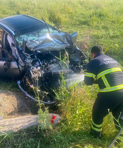 Siirt’te trafik kazası: 1 yaralı